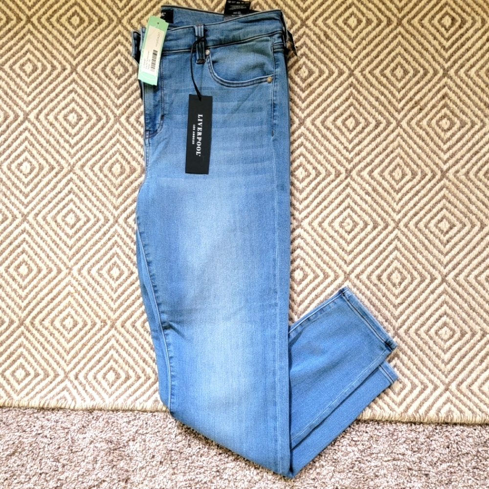 Liverpool Abby skinny jeans, 14 NWT